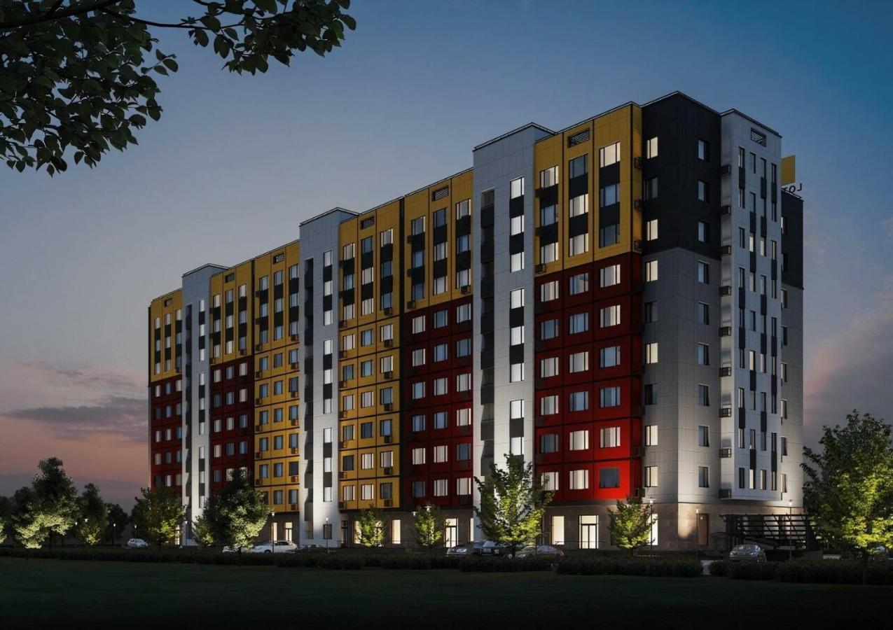 Уютная Квартира-Студия Жк Lotus Terrace Almaty Exterior foto